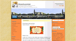 Desktop Screenshot of dimancheprochain.org